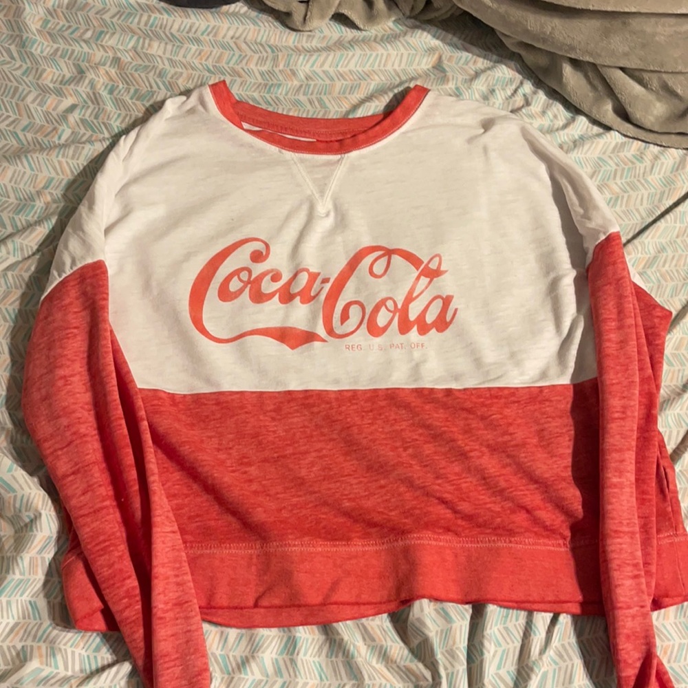 Cropped sweat shirt